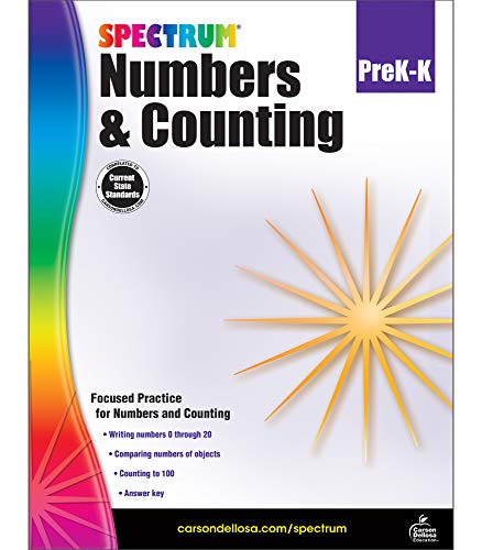 Numbers & Counting PreK-K: Volume 111 (Spectrum)