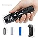 VICPHIC 1000 Lumens Adjustable Focus Handheld Flashlight Torch, 5 Modes XML-T6 LED Tactical Flashlights, IPX 6 Water Resistant for Outdoor Sports, Includes Rechargeable Batteries and Battery Charger