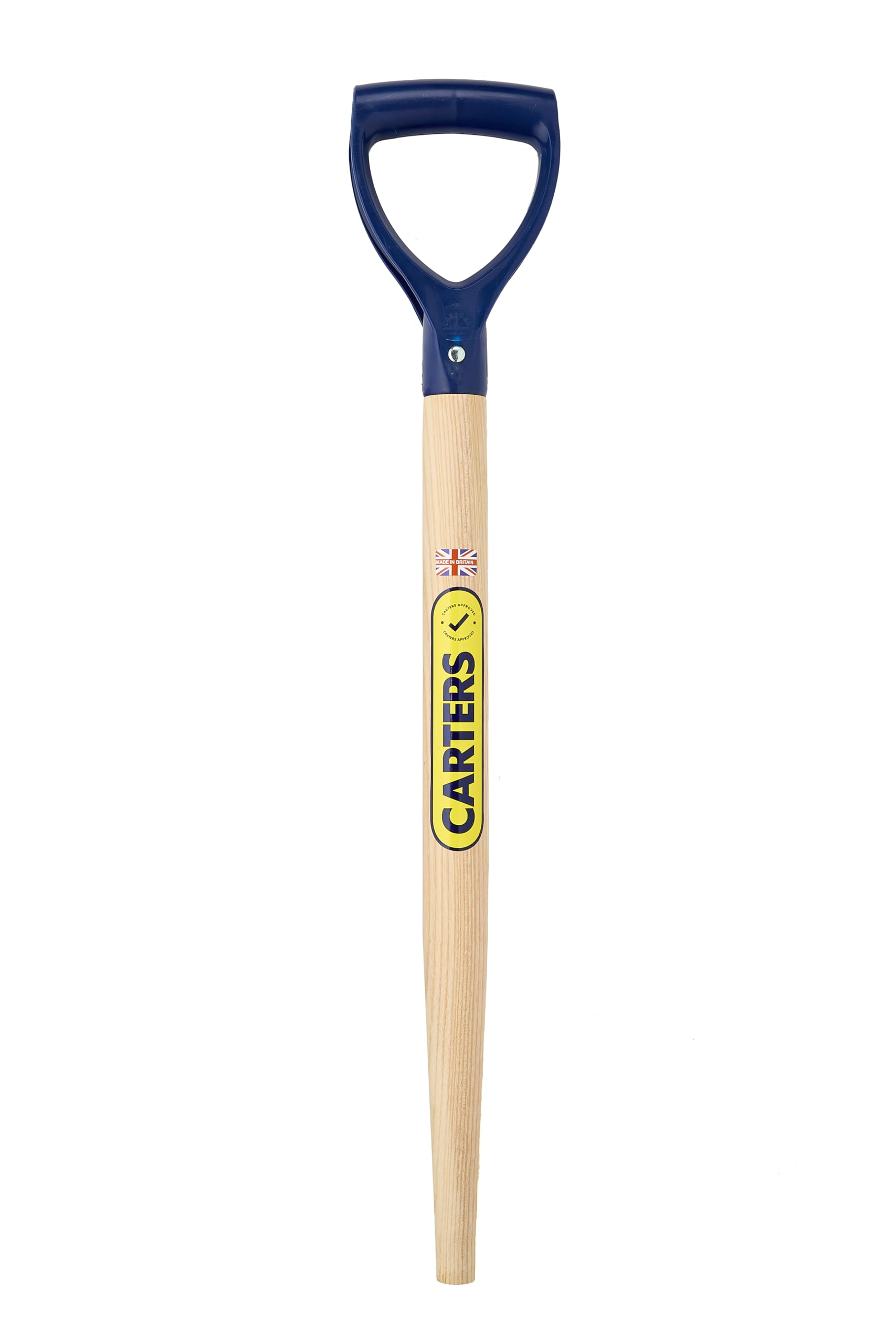 CARTERS - 745A28-28" Ash Straight Taper Blue PlastYD Replacement Handle - 28-inch Length - Suitable for Fitting to Shovels, Spades - Durable & Reliable - Ideal for Replacement