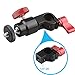 CAMVATE 15mm Rod Clamp & Ball Head Mount Adapter with 1/4
