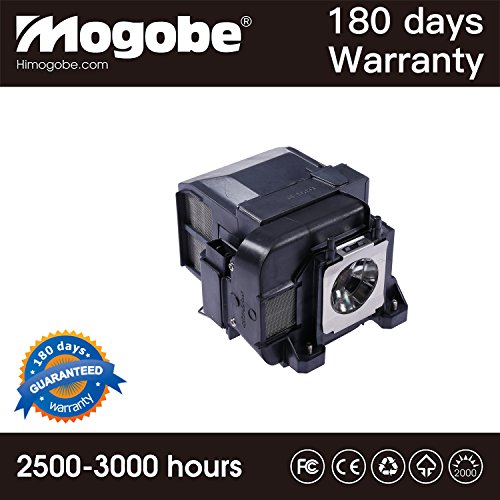 For ELPLP77 Replacement Projector Lamp with Housing for POWERLITE 4650 4750W 4855WU CB4650 1970W 1975W 1980W 1985WU by Mogobe