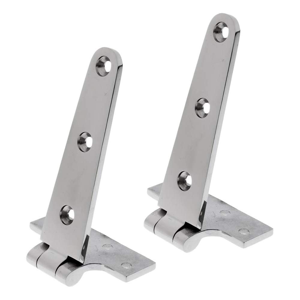 POFET 2pcs Yacht Shed T Hinges Strap Heavy Duty Storage Building Barns Sheds Garages