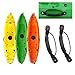 Anndason 2 Pcs Kayak Deck Fishing Boat Rod Holders and Cap Cover,and 2 Pcs Kayak Canoe Boat Side Mount Carry Handles and Hardwares