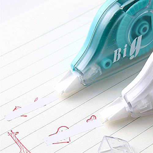 Happlee 6 Pack Correction Set, Tear-Resistant Correction Tapes, Grip Eraser Tape Dispenser, White Out Tapes Applies Dry, Rewrite Instantly (6X13yds) - Thumbnail 3
