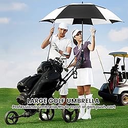 ZOMAKE Large Golf Umbrella 62 Inch - Double Canopy