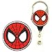 Superhero Real Charming Retractable Metal Carabiner ID Badge Holder Badge Reel (Spider MC)