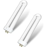 Dichroma 15W Bug Zapper Light Bulb Replacement for 15W Bug Zappers, 2 Pack | BB-15WHT for Black Flag BZ-15, 7.5-inch U-Shaped UVA 365nm 15W, for GOOTOP Zap T6 Pro, K15, T9, X3, BF-35 for Flowtron BK-15D