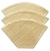 P&F(3 pack)Natural Reusable Cone Coffee Filters #2 Melitta Style, No Harmful Chemical, All Natural