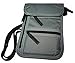 Rhino Outlet EDC Every Day Carry Neck Pouch Passport Holder Travel Wallet for Women and Men Grey