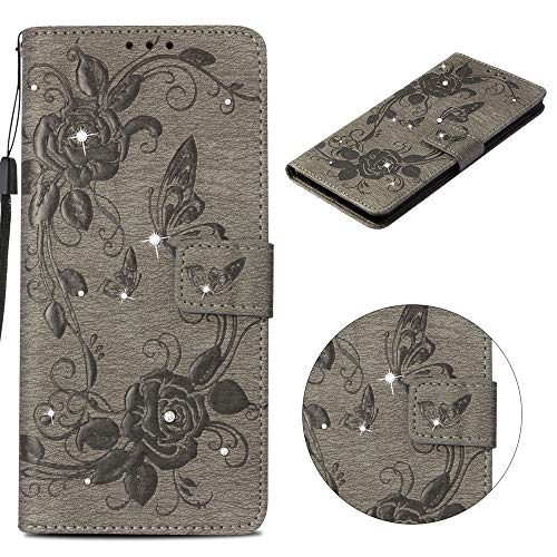 image for Funyye Shiny Sparkle Case for iPhone Xs Max,Stylish 3D Diamond Butterf