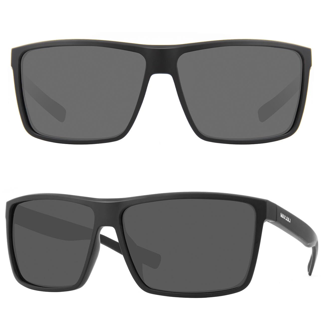 MAXJULI Polarized Big Sunglasses for Men Women with
