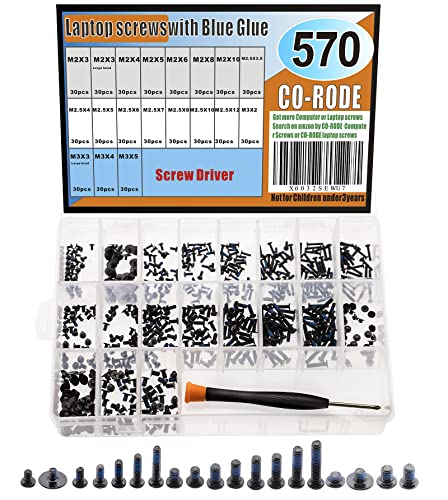 CO-RODE 571pcs Laptop Computer Screw Set