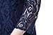 Chicwe Women's Lined Plus Size Lace Top Blouse 3/4 Sleeves M-4XL