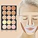 niceEshop Professional 15 Color Concealer Camouflage Makeup Palette (Concealer, 15 Colors)