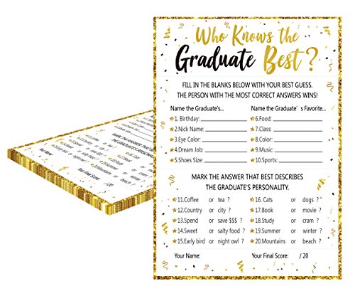 6 Knows+Graduate+Graduation+Cards+Decorations%25EF%25BC%258825Ct%25EF%25BC%2589