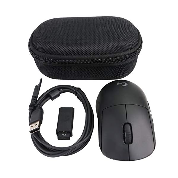 Hard Travel Case For Logitech G PRO X SUPERLIGHT Wireless Gaming Mouse by Aenllosi (Gray)