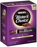 Nescafe Taster's Choice Instant Coffee Columbian, 20-Count Sticks (1 Pack)