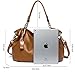 BOSTANTEN Leather Handbags Tote Purses Shoulder Crossbody Bags for Women Coffee