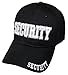 CheapRushUniform Security Guard Officer Cap Embroidered Baseball Cap (Security, Black)