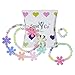 SmitCo LLC Little Girl Jewelry, Stretch Multi Flower Play Necklace, Bracelet And Ring Set For Toddlers