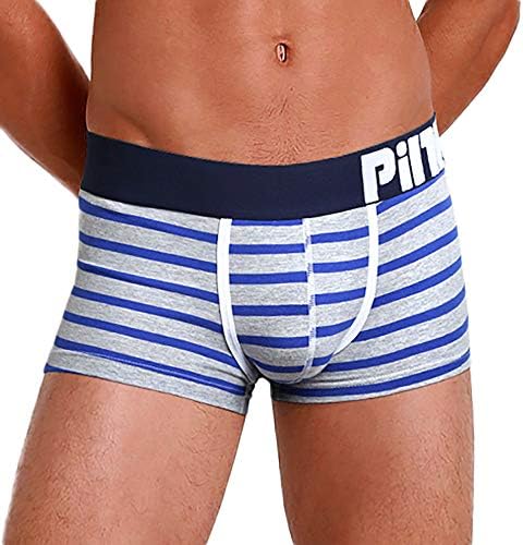 Man Boxer Briefs,Ronamick Boxer Stripes Printing Sexy Briefs Shorts Underwear