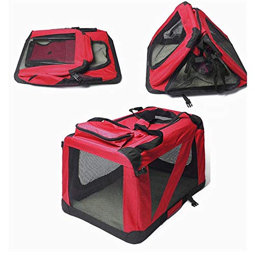 QKEMM-Haustier-Tragetasche-Hunde-Transportbox-Katze-Auto-Hundekfig-ausklappbar-Transporttasche-fr-Haustier-fr-Reisen-und-Tglicher-Gebrauch