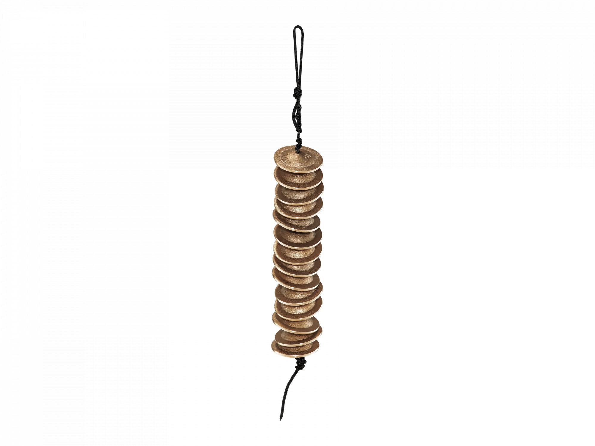 Meinl Percussion Hanging Finger Cymbals - Hand-played Jingle Instrument - 14 Small Bronze Cymbals, 2.625 Inches - Bronze, Natural (FICY-14)