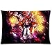 Japan Animation Dragon Ball Z Super Saiyan Fire Blond Custom Design Pillowcase Pillow Sham Queen Size Pillow Cushion Case Cover Two Sides Printed 20x30 Inches