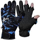 Drasry Neoprene Fishing Gloves Touchscreen 3 Cut