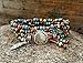 Beaded Leather Wrap Bracelet Womens Seed Bead Wrap