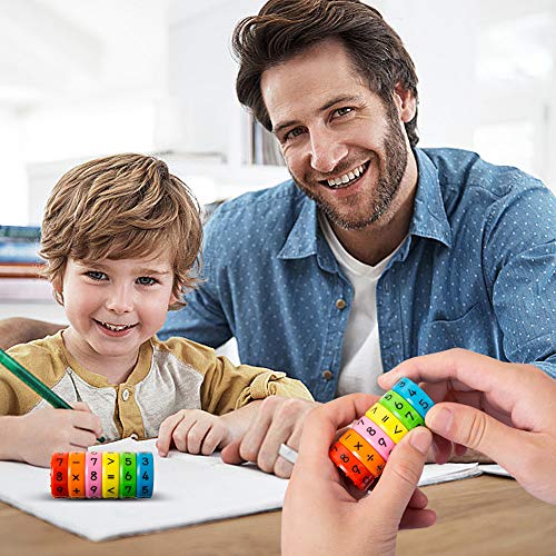 Kesote 2 Stück Lernspielzeug Mathematik Rechenrolle Einschulung Mathe Lernen Rechnen Spielzeug Schulanfang Schulkind Schuleinführung Geschenk Weihnachten – Bild 7