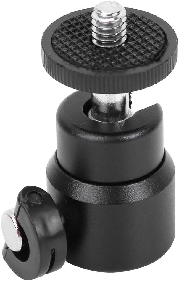 Mini Ballhead,360°Rotation Mini Ball Head Ballhead 1/4