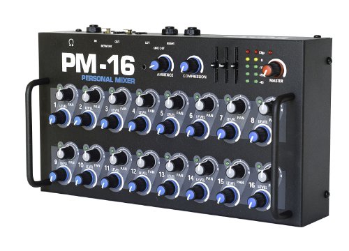 Elite Core PM-16 16-Channel Personal Monitor Mixer