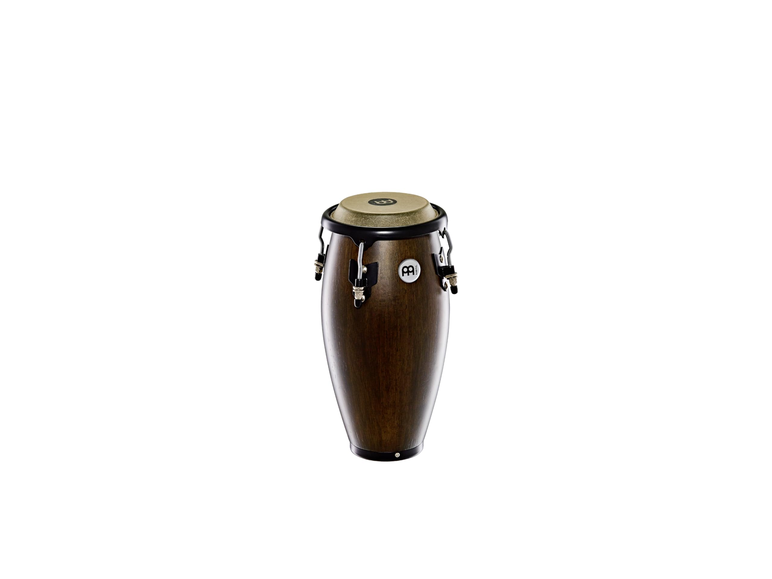 Meinl Percussion Mini Conga Instrument - Very small Handdrum - With Buffalo Skin Head - Diameter 4.5 Inches - Siam Oak, Dark Brown (MC100VWB)