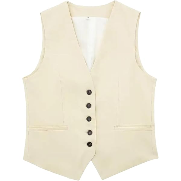 LILLUSORY Sweater Vest Women Dressy Button Up Sweater Tank Tops
