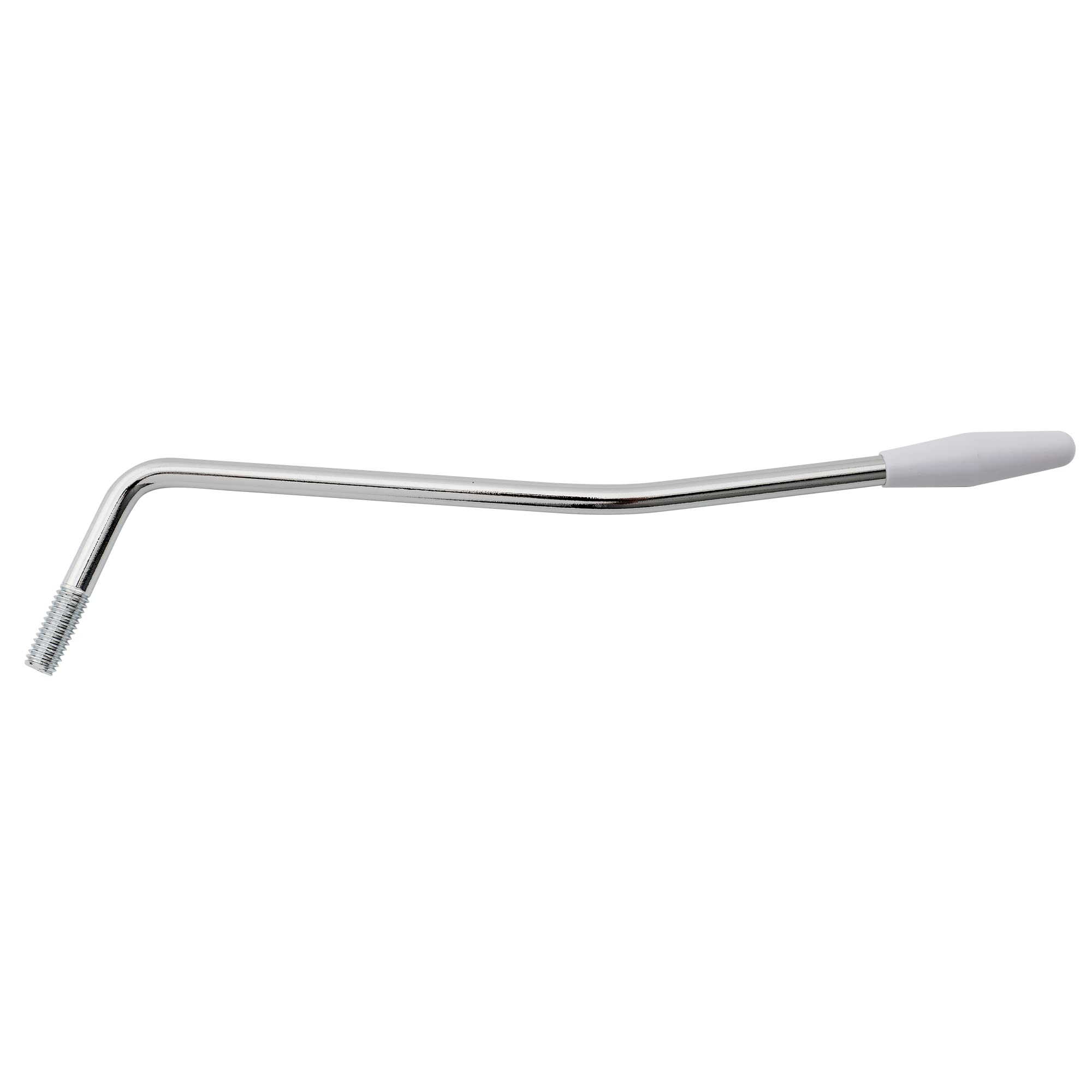 Musiclily 6mm Tremolo Arm Guitar Whammy Bar for Squier Strat Style Electric Guitar Tremolo System,Chrome with White Tip — image 1