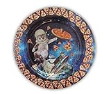 Cats and Pizza in Space Design -Tin Ashtray