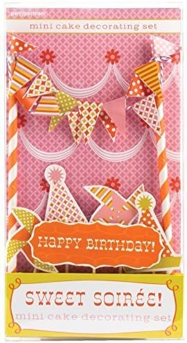 Party Partners Design Mini Cake Decor Kit, Sweet Soiree by Party Partners Design