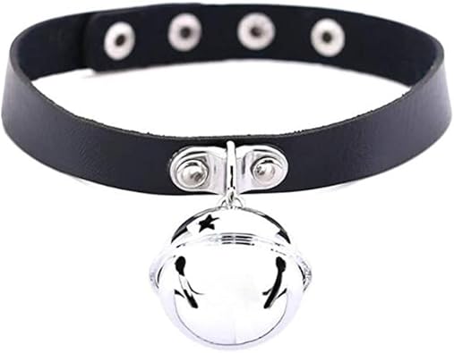 Amazon Com Gemily Punk Leather Choker Black Bell Collar Neck Chain Pendant Necklace Jewelry For Women And Girls Clothing Amazon Com Gemily Punk Leather Choker Black Bell Collar Neck Chain Pendant Necklace Jewelry For Women And Girls Clothing
