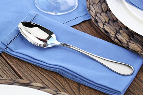 Artaste 59359 Rain 18/10 Stainless Steel Dinner Spoon,7.5-Inch, Set of 12 - Thumbnail 6