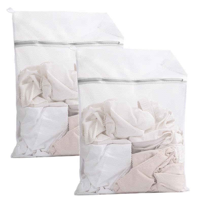 Laundry Bags for Washing Machine, 2 Pcs Wash Bag Mesh Washing Bags for Laundry (40x50cm)