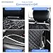 Dog Seat Cover for Back Seat - 100% Waterproof,Nonslip Bench Seat Cover Compatible for Middle Seat Belt | Strong & Durable, Multiuse,Fits All Cars | Bonus Gifts Pack Bag,Dog Leash, Buckle (Black)