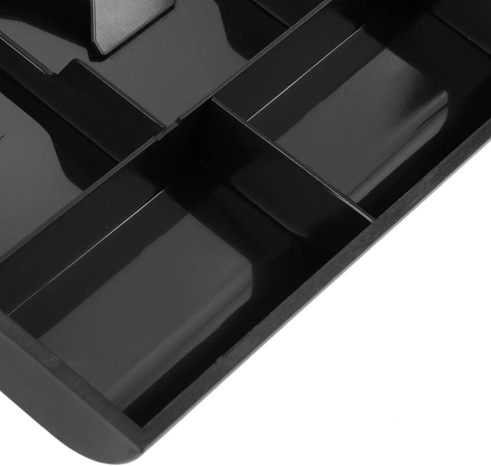 SANON Cash Drawer Register Insert Tray Replacement 5 Bills 4 Coins Money Storage Box with Plastic Clip (Black) : Office Products