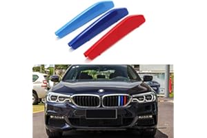 TOPGRIL M-Colored Grille Insert Trims M-Performance Sport Trim Strips for 2017 2018 2019 BMW G30 G31 G38 5 Series 520i 525i 530i 540i 550i