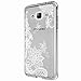 Skmy Galaxy J3 Case, Galaxy J3V Case, Shockproof Hard PC+ TPU Bumper Case Scratch-Resistant Cover for Samsung Galaxy J3 V/J36V, Galaxy Sky/Sol, Galaxy Amp Prime, Galaxy Express Prime (Lace Flower)