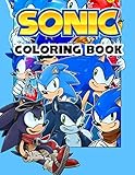Sonic coloring book: 50+ Illustrations | Jumbo Coloring Book | Great Coloring Pages | Ages 3-10