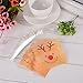 Souarts Christmas Self Adhesive Cookie Bakery Biscuit Candy Bag Lost Elk Roasting Gift Treat Pack of 50pcs