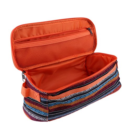 Baoblaze Outdoor Camping Storage Bag Package Kitchen Utensils Carry Container Travel Cosmetics Pack Hiking Orange