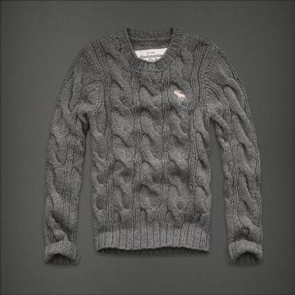 Amazon Abercrombie Fitch アバクロ ニット メンズ ニット セーターカウチン 並行輸入品 Xl グレー セーター 通販