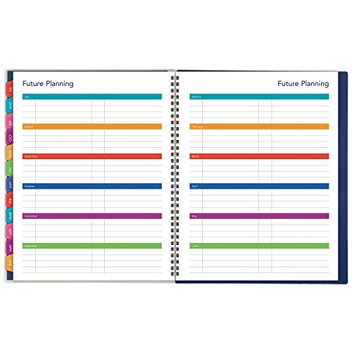 image for Mead 2018-2019 Academic Year Weekly & Monthly Planner, Large, 8-1/2 x 